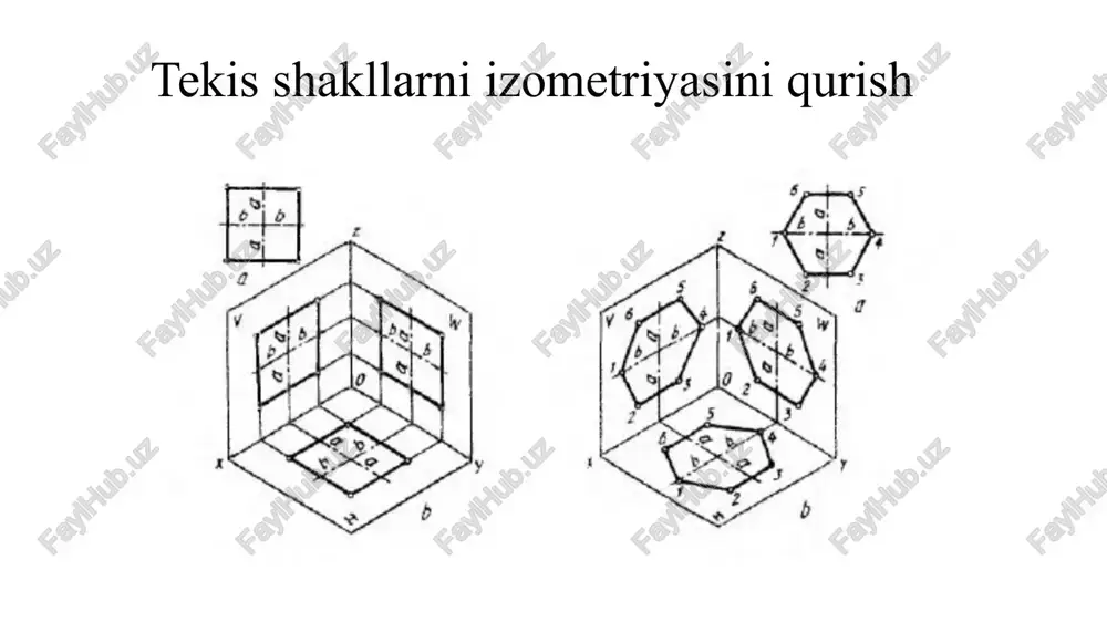 ma’ruza: aksonometrik proyeksiyalar va ularning turlari haqida - Page 5