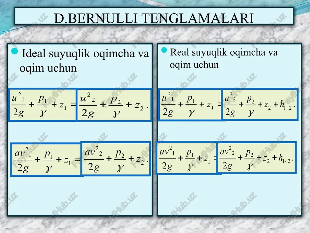 quvurlardagi gidravlik qarshiliklar. quvurning uzunligi bo’yicha napor - Page 5