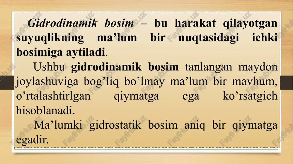 real suyuqlik oqimi uchun d.bernulli tenglamasi va uning xadlarining ma’nosi - Page 5