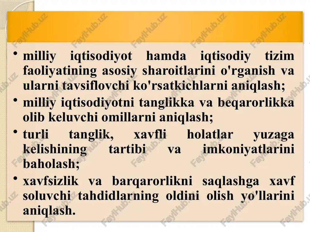 mamlakatning iqtisodiy xavfsizligi - Page 5