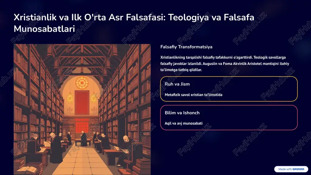 1-kurs talabalari uchun falsafa fanidan prezintatsiya - Page 5