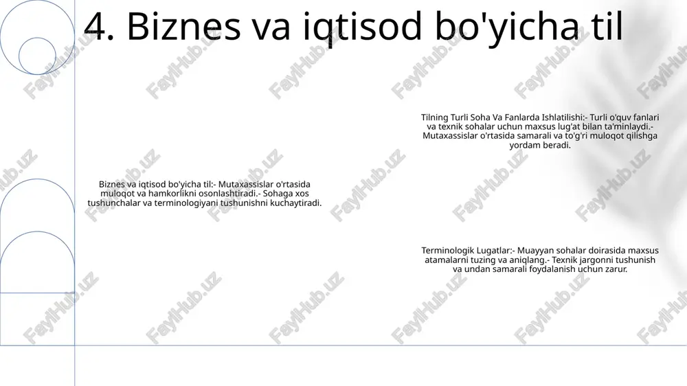 tilning turli soha va fanlarda ishlatilishi terminologik lugatlar - Page 5