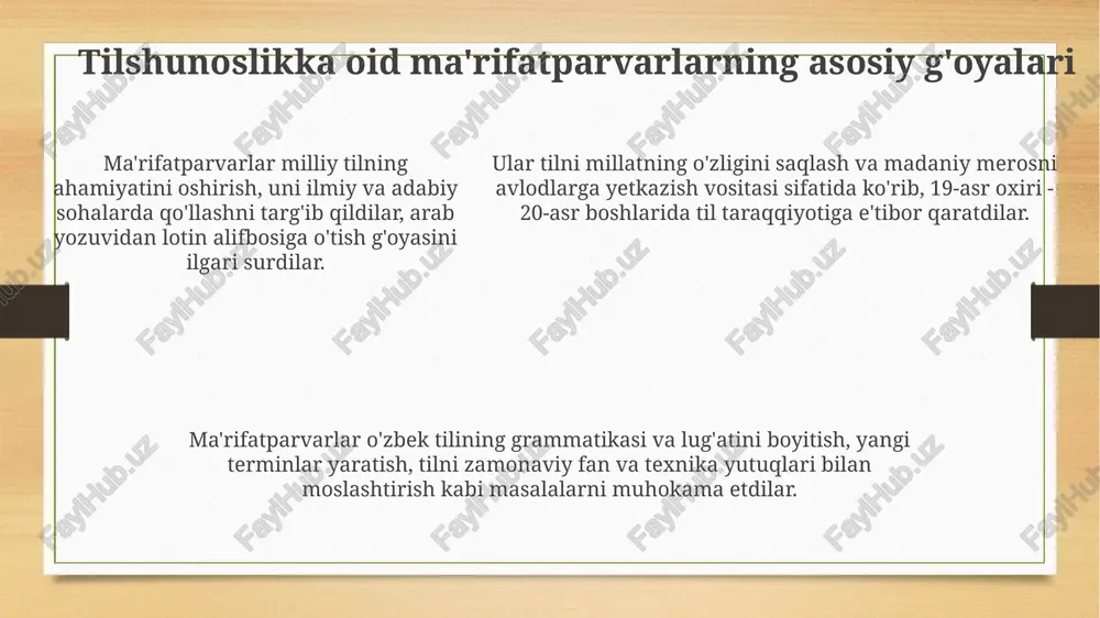 o‘zbek ma'rifatparvarlarining lingvistik faoliyati - Page 5