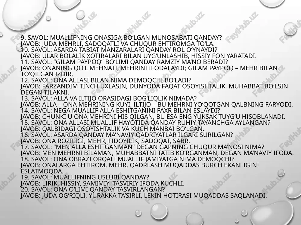 "dunyoning ishlari" mazmuniyuzasidan didaktik materiallar - Page 5