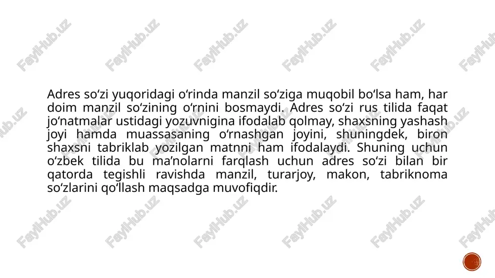 t shahar arxitektura va qurilish bosh boshqarmasi reja-moliya bo‘limi, 100000, toshkent shahri guliston ko‘chasi, 16-uy yoki: 103046, samarqand shahri, 46 norpoy ko‘chasi, 6-uy, 8-xonadon akademik h.u.komilovga hukumat va markaziy muassasalarga yo‘llanadigan hujjatlarda jo‘natuvchilar oluvchilarning pochta manzillarini ko‘rsatishlari shart emas, chunki bunday muassasalarning manzili tarqatuvchilarga avvaldan ma’lum bo‘ladi. taklifnoma taklifnoma biror-bir tantanali tadbirga taklif etish uchun qo‘llanadigan yozma axborot. taklifnomaning asosiy zaruriy qismlari: 1. nomi (taklifn 2. matn: a) taklifnoma turiga qarab: taklif qilinayotgan shaxsning familiyasi yoki ismi va otaismi; b) taklif qiluvchi muassasaning nomi; d) qanday tadbirga taklif qilinayotganligi. 3. tadbirning o‘tkazilish sanasi va vaqti. 4. o‘tkazilish joyi. 5. imzo (tadbirni tashkil etgan tashkilotning nomi). tadbir bir necha tashkilotlar tomonidan uyushtirilsa, taklif qiluvchi-lar nomi matnda alohida-alohida ko‘rsatiladi, lekin taklifnoma so‘ngida imzo o‘rnida tadbirni tashkil etuvchilarni ko‘rsatish shart emasoma). rasmiy taklifnoma namunasi taklifnomalarda tadbirning kun tartibi yoki dasturi ham berilishi mumkin. ilmiy anjumanlarga mo‘ljallangan taklifnomalarda ko‘pincha alohida ilmiy dastur ilova qilinadi. …