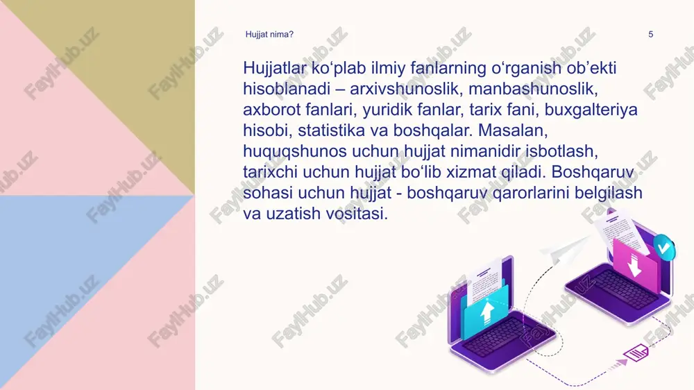 hujjatchilik tarixi va uning takomillashuvi - Page 5
