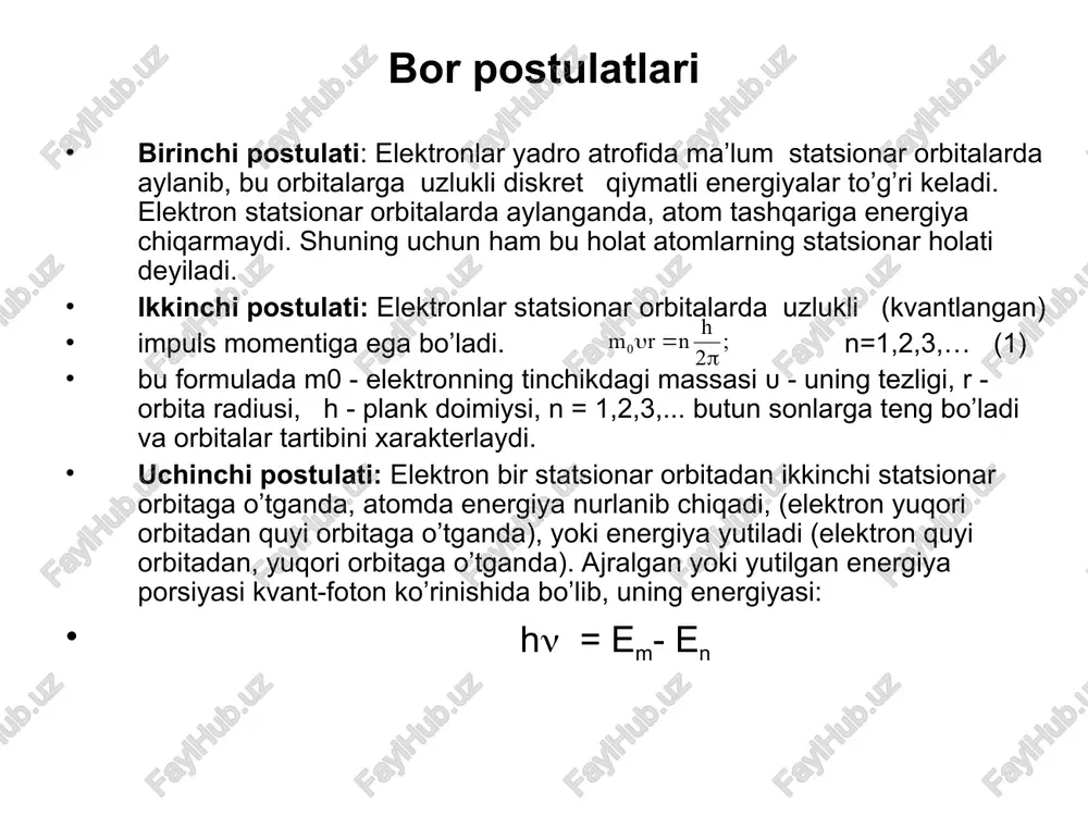 atom tuzilishi modellari - Page 5
