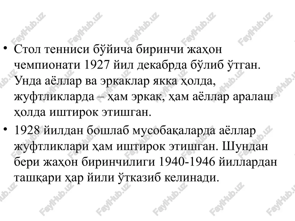 stol tennisining paydo bo'lishi va rivojlanishi - Page 5