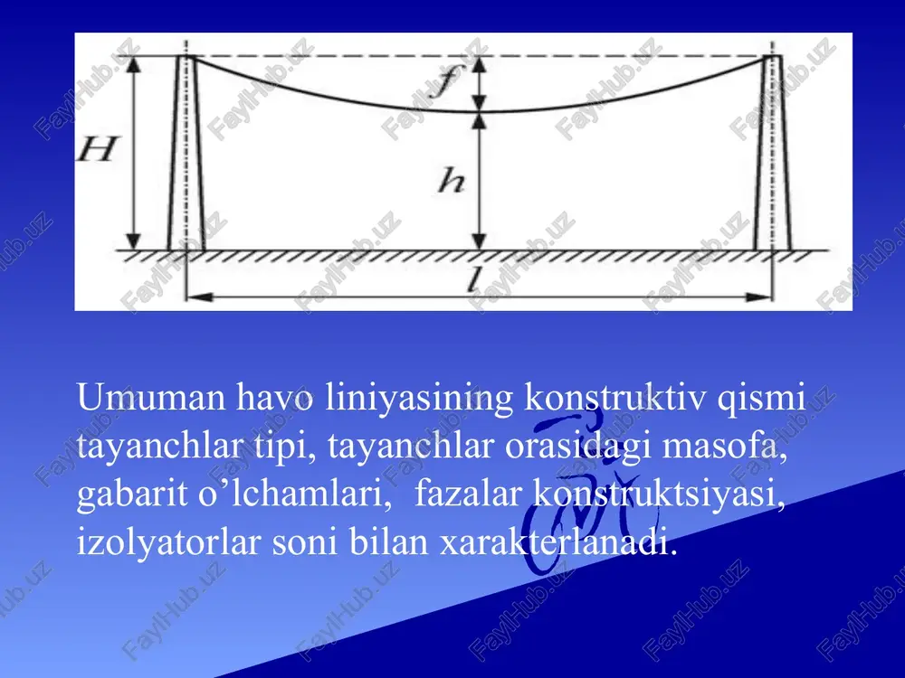 armoqlari hisobida parametrlarining taqsimlanganligi turli usullar bilan hisobga olinadi. ko’pincha, elektr uzatish tarmoqlarini modellashtirishda t-shaklli sxemaga nisbatan 1,5 marta o’lchamlari kichik bo’lgan p-shaklli almashinish sxemasi ishlatiladi. demak, heutlarini hisoblashda so’z p-shaklli almashinish sxemasi to’g’risida ketadi. aktiv qarshilik o’tkazgich simning qizishiga olib keladi va o’tkazgich simning materiali va ko’ndalang kesim yuzasiga bog’liq bo’ladi. kesim yuzasi nisbatan kichik bo’lgan, rangli melallardan tayyorlangan (alyumin, mis)simli elektr uzatish tarmoqlari uchun aktiv qarshilik qilib shu material simining omik qarshiligi, ya’ni simning doimiy tokdagi qarshiligi olinadi, chunki sanoat chastotasida o’zgaruvchan tokning siqib chiqarish effekti sezilarsiz bo’ladi (1 % dan oshmaydi). katta kesim yuzali simlarda, sanoat chastotasida o’zgaruvchan tokning siqib chiqarish effekti sezilarli bo’ladi (1 % dan ortiq bo’ladi). liniya o’tkazgich simlarining aktiv pogon qarshiligi quyidagi ifoda bilan aniqlanadi, om/km: bu yerda: ρ – o’tkazgich simlarining solishtirma aktiv qarshiligi, om mm2/km; f – faza simining kesim yuzasi, mm2. o’tkazgich simning aktiv qarshiligining simning haroratiga t bog’liqligi quyidagi …