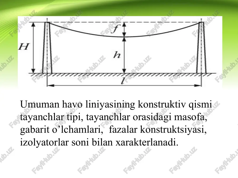 moqlari hisobida parametrlarining taqsimlanganligi turli usullar bilan hisobga olinadi. ko’pincha, elektr uzatish tarmoqlarini modellashtirishda t-shaklli sxemaga nisbatan 1,5 marta o’lchamlari kichik bo’lgan p-shaklli almashinish sxemasi ishlatiladi. demak, heutlarini hisoblashda so’z p-shaklli almashinish sxemasi to’g’risida ketadi. aktiv qarshilik o’tkazgich simning qizishiga olib keladi va o’tkazgich simning materiali va ko’ndalang kesim yuzasiga bog’liq bo’ladi. kesim yuzasi nisbatan kichik bo’lgan, rangli melallardan tayyorlangan (alyumin, mis)simli elektr uzatish tarmoqlari uchun aktiv qarshilik qilib shu material simining omik qarshiligi, ya’ni simning doimiy tokdagi qarshiligi olinadi, chunki sanoat chastotasida o’zgaruvchan tokning siqib chiqarish effekti sezilarsiz bo’ladi (1 % dan oshmaydi). katta kesim yuzali simlarda, sanoat chastotasida o’zgaruvchan tokning siqib chiqarish effekti sezilarli bo’ladi (1 % dan ortiq bo’ladi). liniya o’tkazgich simlarining aktiv pogon qarshiligi quyidagi ifoda bilan aniqlanadi, om/km: bu yerda: ρ – o’tkazgich simlarining solishtirma aktiv qarshiligi, om mm2/km; f – faza simining kesim yuzasi, mm2. o’tkazgich simning aktiv qarshiligining simning haroratiga t bog’liqligi quyidagi …