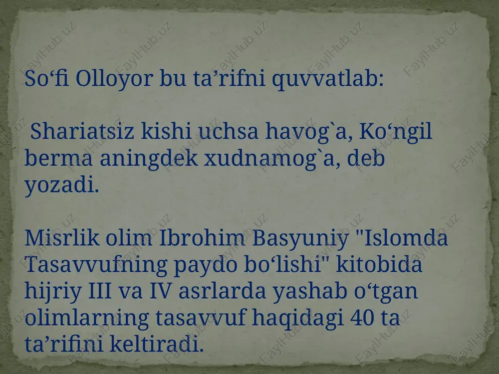 tasavvuf ta'limoti - Page 5