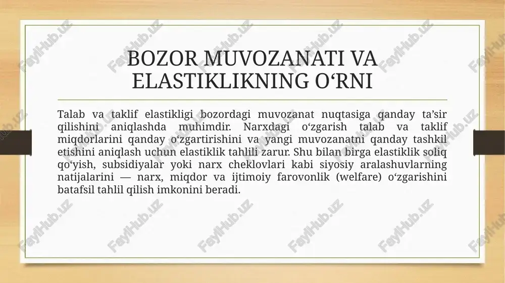 talab va taklif elastikligi - Page 5