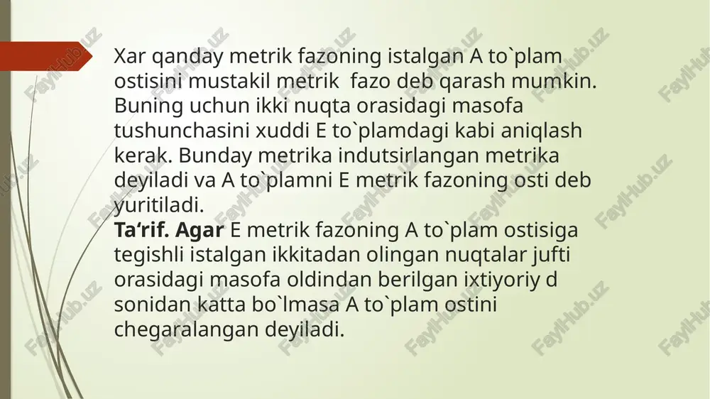 geometriya metrik va topologik fazolar - Page 5