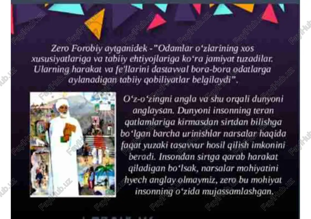 inson falsafiy muammo sifatida - Page 5