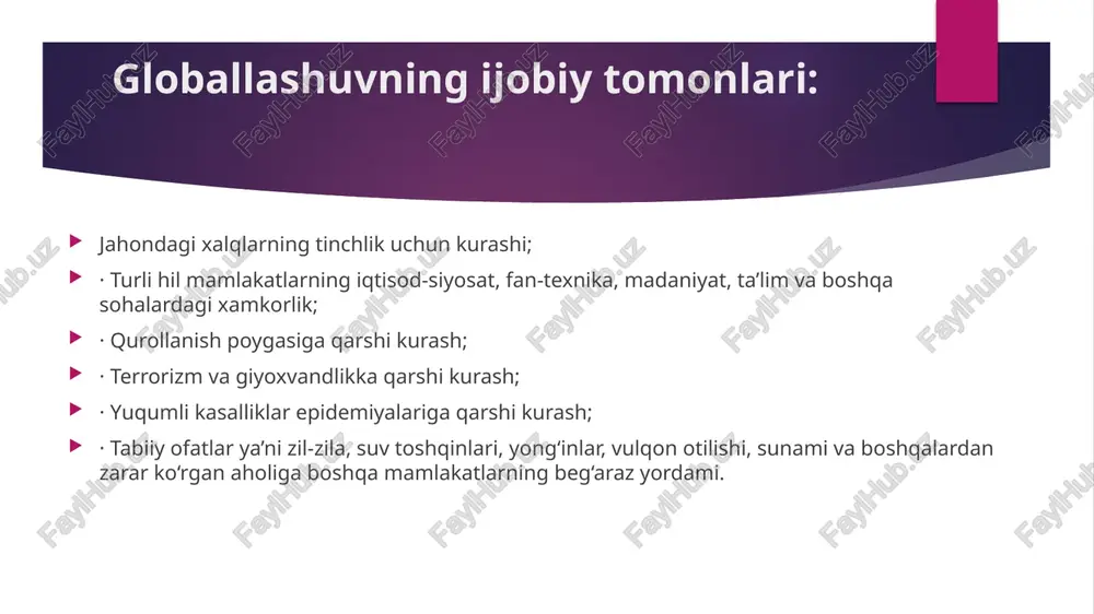 xnik kashfiyotlari – suv osti kemalari, samolyotlar, vodorod bombasinigina emas, balki fransuz va rus inqiloblarini, shuningdek de goll, franko, lenin, stalin, gitler, mussolini kabi shaxslarning paydo bo‘lishini ham bashorat qilgan. odatdagi va intuitiv bashoratdan farqli o‘laroq, ilmiy bashorat fan doirasida yoki uning yordamida amalga oshiriladi va o‘rganilayotgan jarayonning qonuniyatlarini bilishga asoslanadi. u kelajakni ancha samarali bashorat qilish va oldindan ko‘ra bilish imkonini beradi. bugungi kunda ijtimoiy prognoz qilish muammolari bilan maxsus xalqaro tashkilotlar shug‘ullanadi : gudzon instituti, rend va kelajak uchun resurslar korporatsiyalari, chikago va kaliforniya universitetlari (aqsh); keyingi 30 yilda angliya, fransiya, germaniya, gollandiyadagi futurologiya institutlari va b. yirik xalqaro uyushmalar: jahon futurologlar jamiyati, kelajak dunyosi, fyutyuribllar xalqaro tashkiloti tuzilgan. bu futurologik tashkilotlar orasida rim klubi alohida o‘rin egallaydi mafkuraviy tahdidlarni ko`rinishlari: millatchilik shovenizm neofashizm diniy ekstrizm bir jinsli nikoh diniy ekstrimizm nima ? diniy ekstremizm — baʼzi diniy tashkilotlar yoki asosan ayrim dindorlarning jamiyat qonun-qoidalariga mos kelmaydigan mafkurasi …