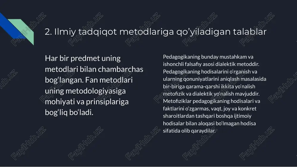 pedagokikaning ilmiy tadqiqot metodlari - Page 5