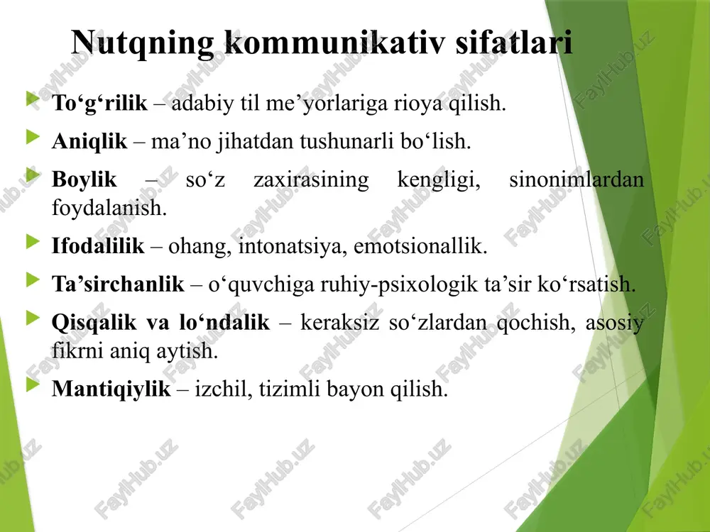 o‘qituvchining kommunikativ xususiyatlari - Page 5