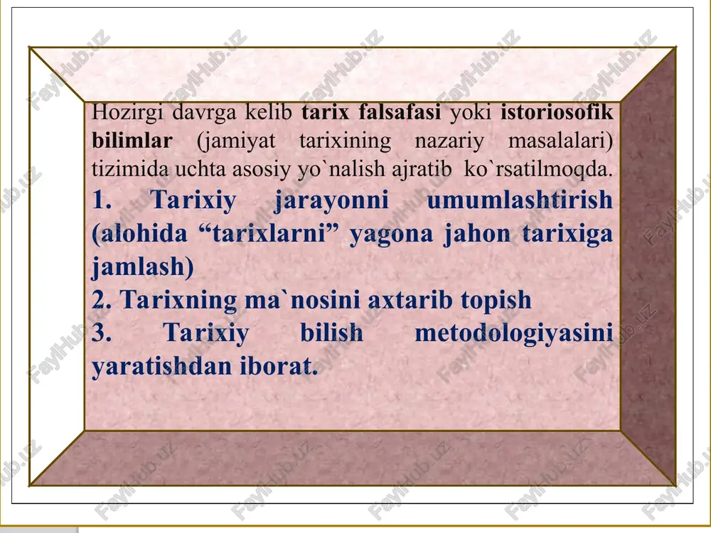 ilma-xil qarashlar, nuqtai-nazarlar mavjud. chunonchi ingliz sotsiologi va tarixchisi arnold toynbi (1889-1975) sivilizatsiya deganda jamiyat taraqqiyotini, avvalo madaniy yuksalishni nazarda tutadi. dunyo tarixini o`rgangan toynbi sivilizatsiyaga madaniyatning muayyan bosqichi sifatida qarab, tarix o`ziga xos xususiyatlarga ega bulgan alohida sivilizatsiyalardan iborat, degan fikrni ilgari suradi. polyak faylasufi konechki sivilizatsiyani kishilar jamoasini uyushtirishning alohida shakli sifatida ta’riflaydi. sivilizatsiya tushunchasi va uning tiplari nemis faylasufi osvald shpengler (1880-1936 yillar) sivilizatsiya tushunchasini madaniyagga qarama-qarshi qo`yadi. uning konsepsiyasiga muvofiq, sivilizatsiya har qanday madaniyatning muayyan yakuniy bosqichidir. uning asosiy belgilari: a) sanoat va texnika taraqqiyoti; b) adabiyot va san’at degratsiyasi; v) haddan ziyod odamlar yashaydigan ulkan shaxarlarning vujudga kelishi; g)xalqning qiyofasiz olomonga aylanishi. u bir-biridan ajralgan, biri-birinng ta’siriga tushmagan, ma’lum bir tarixiy davrda yashab, sungra yoq bo‘lib ketadigan madaniyatlar. binobarin, shpengler umumbashariy madaniyatni inkor etadi. rus olimi nikolay danilevskiy (1822-1885) sivilizatsiyalarning madaniy-tarixiy tiplari haqidagi konsepsiyani ilgari suradi. bu madaniy-tarixiy tiplar asosida kishilar faoliyatining to`rt asosiy turi …