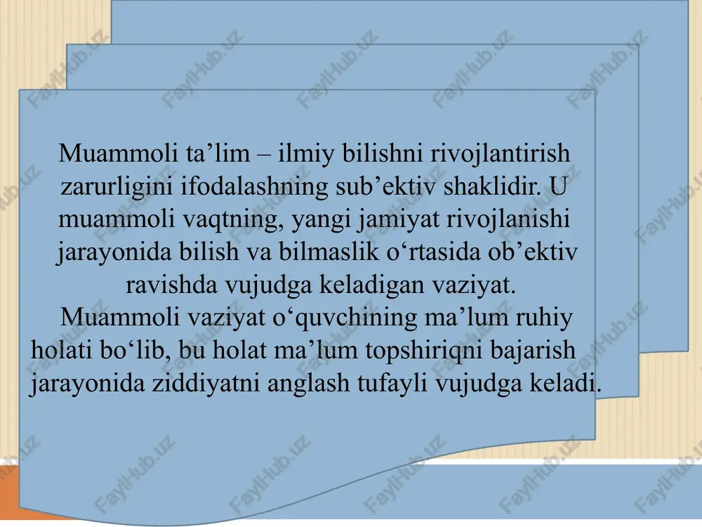 muammoli o’qitish mohiyati va vazifasi - Page 5