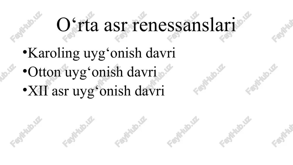 hakllangan. “ritsar”-nemischa “otliq askar” 1170-1220-yillarda “ritsarlar kodeksi” shakllantirilgan. angliyada parlament angliyada 1066 yilgi norman istilosi natijasida fransuz zodagonlari boshqaradigan qirollik paydo bo‘ldi. 1215-yil “buyuk ozodlik xartiyasi” imzolandi va unga ko‘ra buyuk kengash joriy etildi. buyuk kengash birinchi marta 1236 yilda "parlament" deb atalgan. 1254 yilga kelib, angliyadagi turli grafliklarning sheriflariga soliqqa oid masalalar bo‘yicha qirol bilan maslahatlashish uchun o‘z okruglaridan saylangan vakillarni yuborish topshirildi. 1259-yilda ingliz oksfordda o‘sha paytda parlamentda ishlagan zodagonlar har bir okrugning vakillaridan iborat qonun chiqaruvchi organning muntazam yig‘ilishlarini o‘tkazishni talab qiladigan "oksford qoidalari" ni ishlab chiqdilar. foma akvinskiy 1225—1274 oliy o‘rta asrlar olimlari rojer bekon (1214-1292) duns skott (1266-1308) oxirgi oʻrta asrlar yoki soʻnggi oʻrta asrlar davri eramizning 1300-1500 yillarigacha davom etgan yevropa tarixining davri boʻlgan . taxminan 1300-yillarda yevropada ko‘p asrlik farovonlik va o‘sish to‘xtab qoldi. bir qator ocharchilik va vabolar, jumladan, katta ocharchilik 1315-yil bahorida yomon ob-havo bilan boshlandi. ekinlar yetishmovchiligi 1316-yilgacha 1317-yil yozgi …