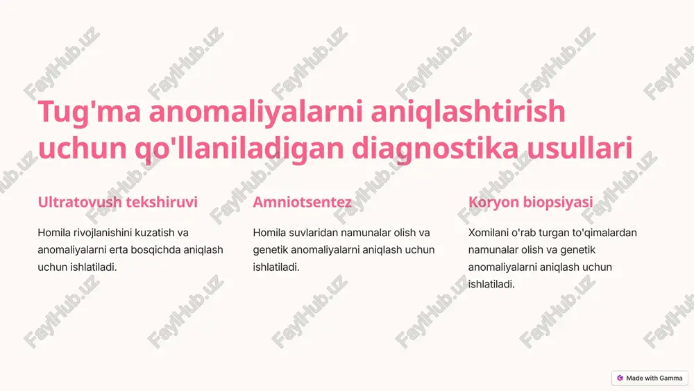 tug'ma anomaliyalar: chala tug'ilganlardagi buzilishlar - Page 5