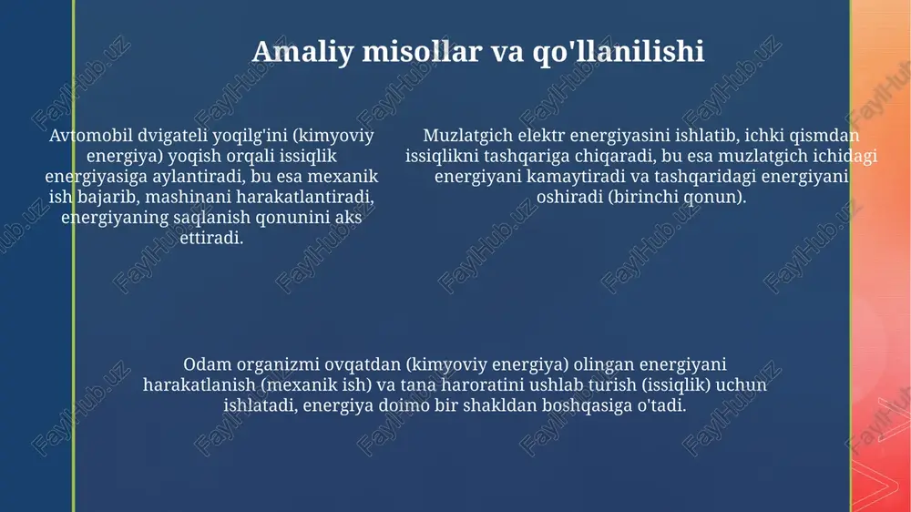 termodinamikaning birinchi qonuni - Page 5