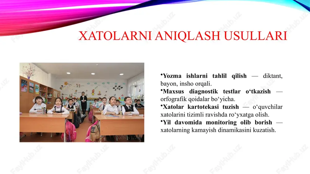 o'quvchilardagi tipik orfografik xatolarni aniqlash - Page 5