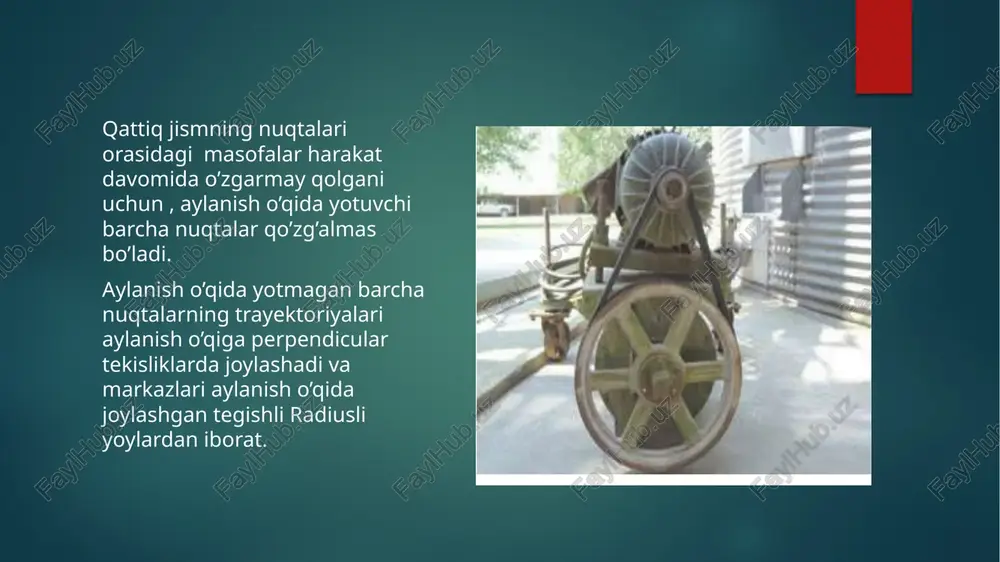 qo’zg’almas nuqta atrofidagi harakati.eyler burchaklari.aksoidalar - Page 5