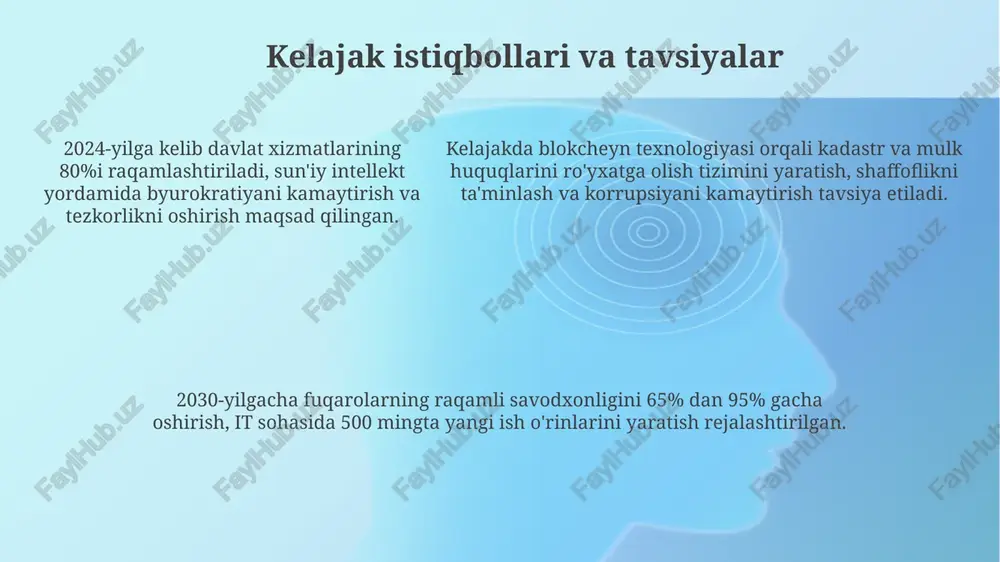 axborot texnologiyalari yordamida davlat xizmatlarini raqamlashtirish - Page 5