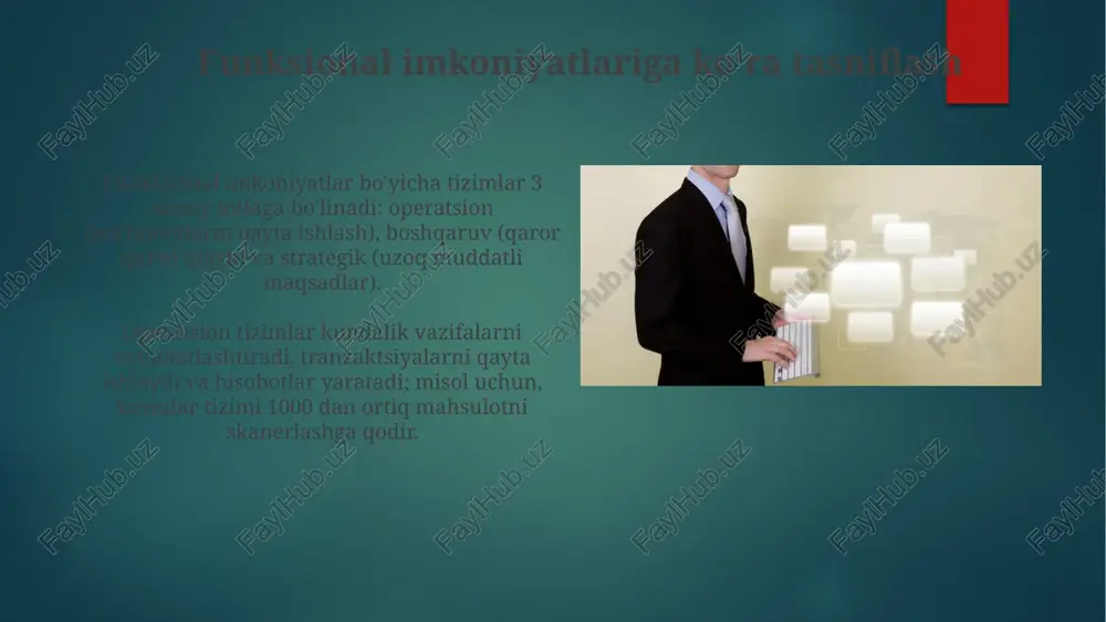 axborot tizimlarining tasnifi - Page 5