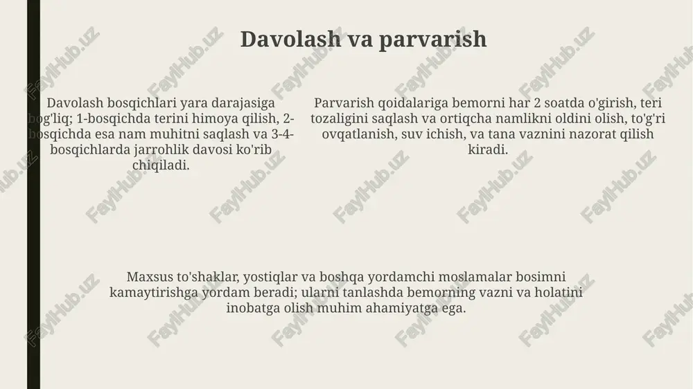 bemorlarda yotoq yaralarini oldini olish - Page 5