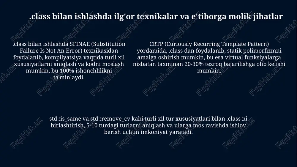 c++ tilida.sinf. xususiyati va metodi. - Page 5