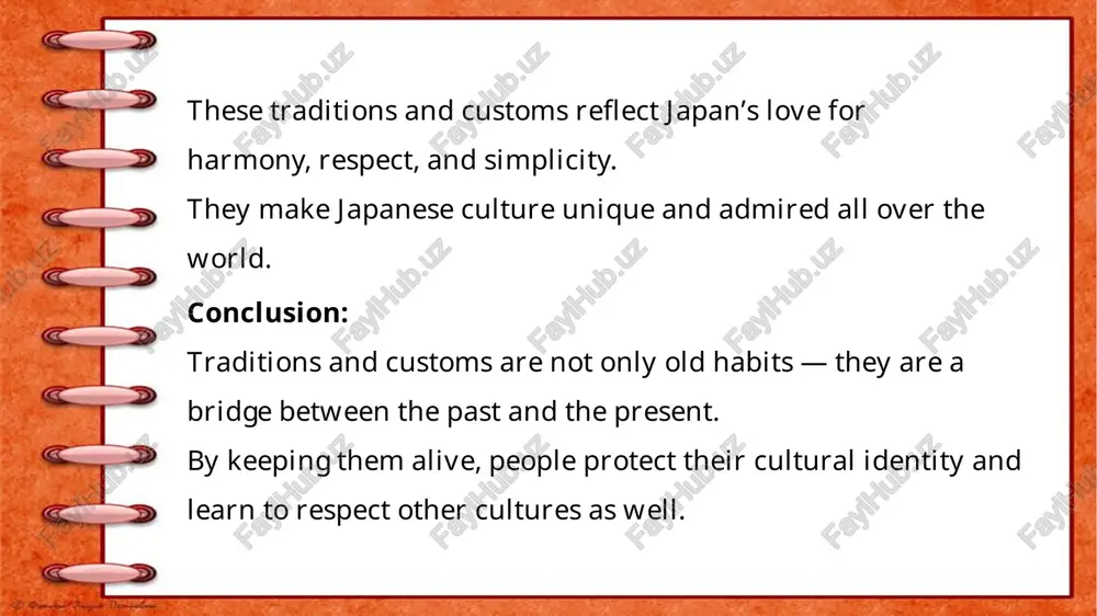 traditions and customs - Page 5