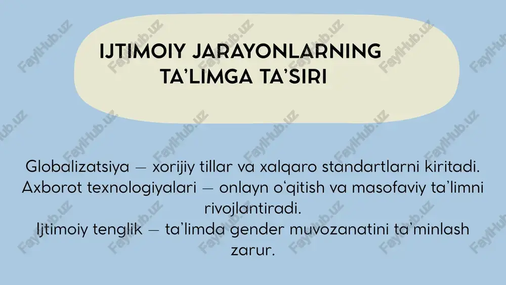 ijtimoiy jarayonlar va ta’lim - Page 5