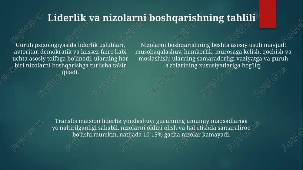 guruh psixologiyasida liderlik - Page 5