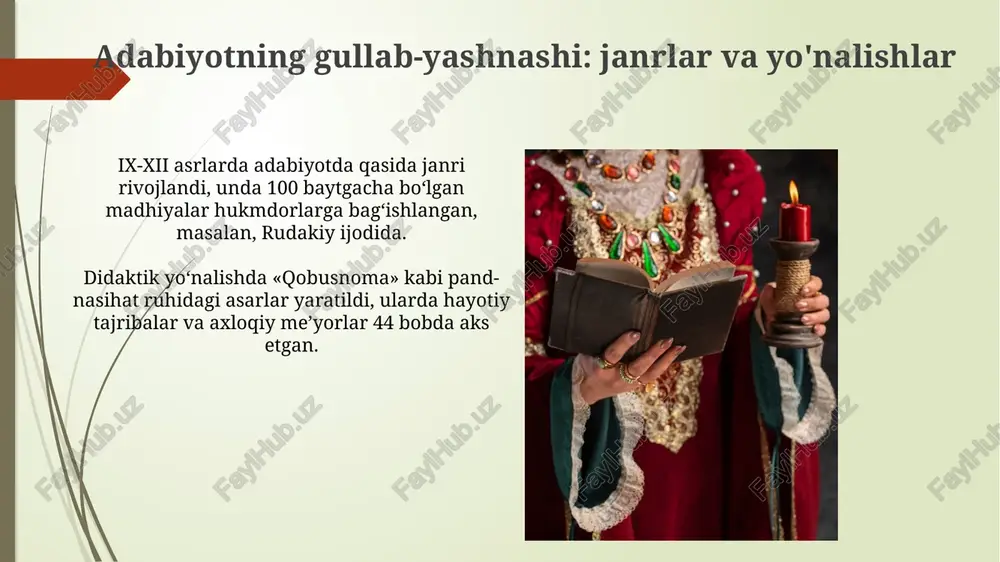 ix-xii asrlarda mamlakatimiz hududida madaniy yuksalish - Page 5