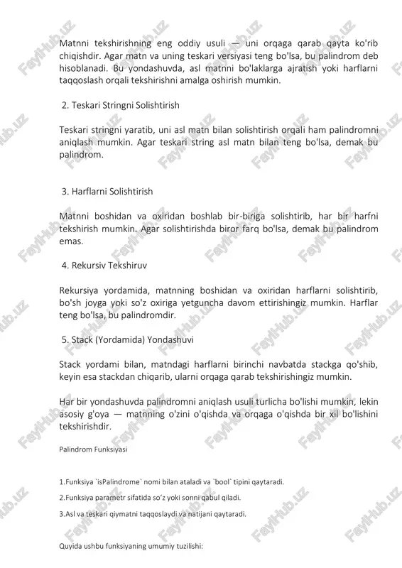 palindrom funksiyasi c++ - Page 5