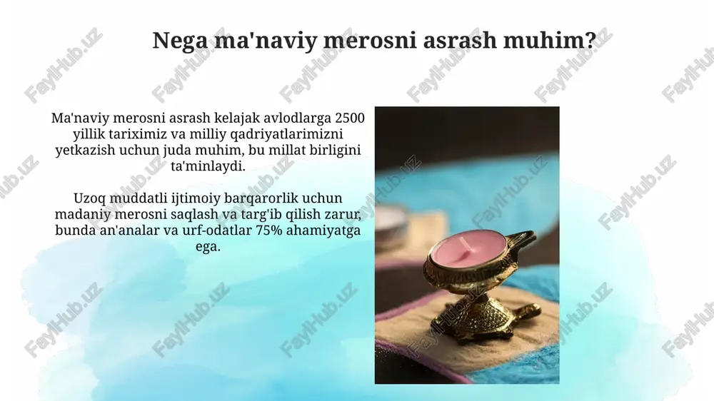 maʼnaviy merosimizniasrashvatargʻibetish - Page 5