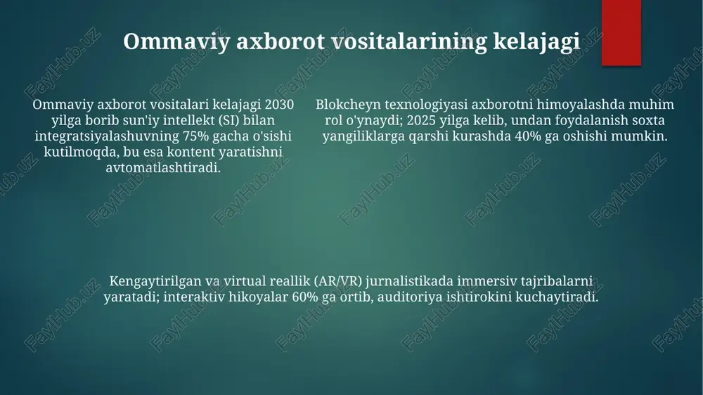 ommaviy axborot vositalarining rivojlanishi - Page 5