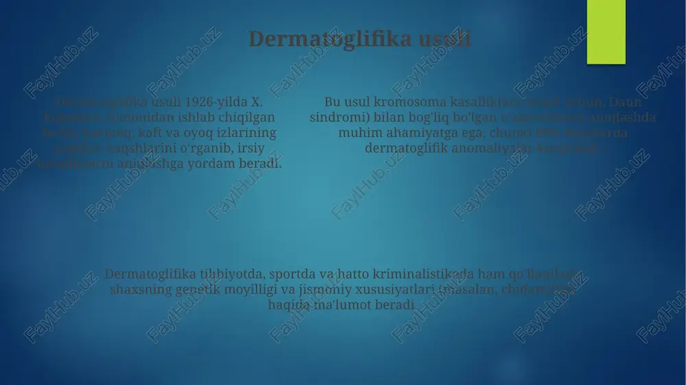 odamgenetikasining usullari - Page 5