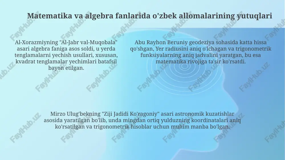 o'zbek mutafakkirlarining astronomiya sohasidagi kashfiyotlari - Page 5