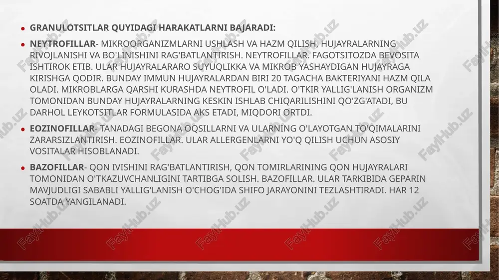 leykotsitlar va ularning turlari - Page 5