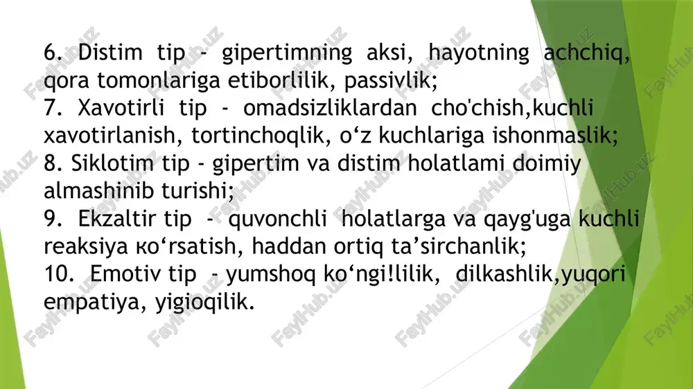 shaxslik sifatlari psixodiagnostikasi - Page 5