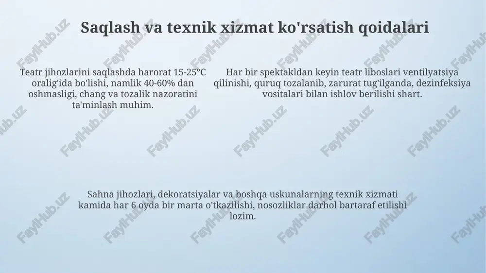 teatr jihozlariga gigiyenik talablar - Page 5