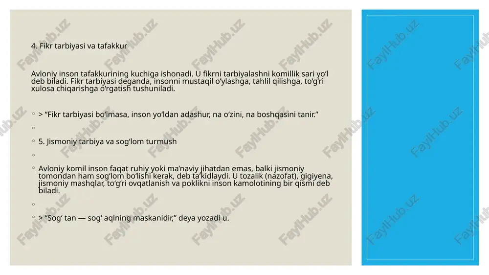abdulla avloniyning komil inson haqidagi qarashlari - Page 5