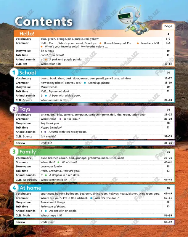 il: art➞ workbook page 0 school 14 15 cd1 221 listen. who’s speaking? cd1 232 listen, point, and say. cd1 24 3 listen and find. 2 3 4 5 8 6 7 0 16 vocabulary ➞ workbook page 2 unit picture 2. a purple pencil.picture . a purple pen. cd1 264 say the chant. 5 look and find five differences. 2 17vocabulary➞ workbook page 3 grammar: how many chairs can you see? six! cd1 286 sing the song. cd1 297 listen and answer the questions. 2 3 4 5 how many chairs can you see? 18 ➞ workbook page 4 unit grammar: stand up, please. cd1 308 listen, point, and say. cd1 319 listen and do the action. 10 play the game. 2 3 5 6 open your book. 4 19➞ workbook page 5 cd1 3311 listen. 2 3 4 5 6 2020 value: make friends ➞ workbook page 6 …