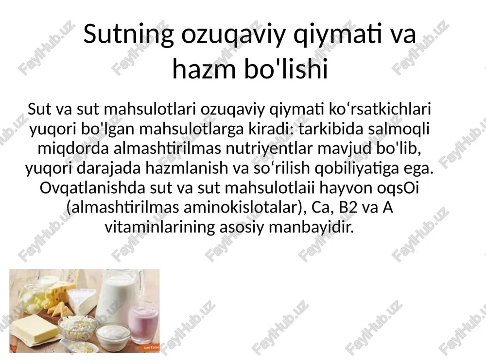 sut va sut mahsulotlarining tarkibi - Page 5