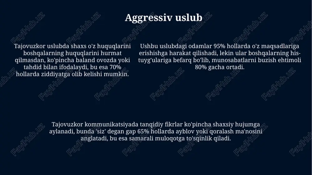 kasbiy muloqotda qatnashish uslubi - Page 5