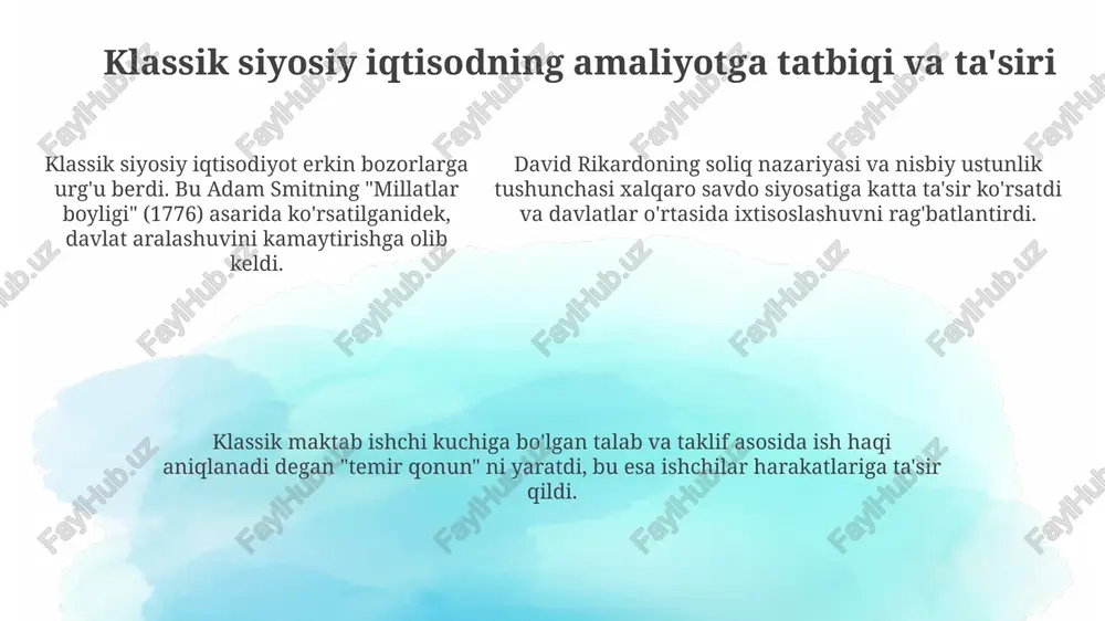klassik siyosiy iqtisod namoyonlari - Page 5