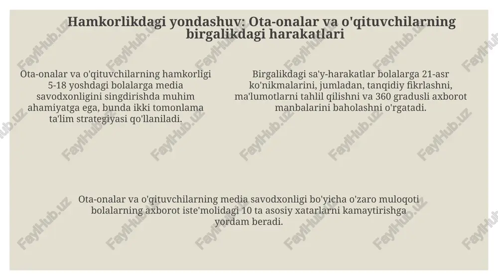 ota-onalarning roli: uyda media savodxonligini rivojlantirish - Page 5